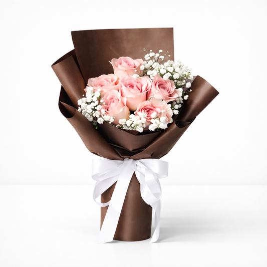 Peach Rose Serenity Bouquet