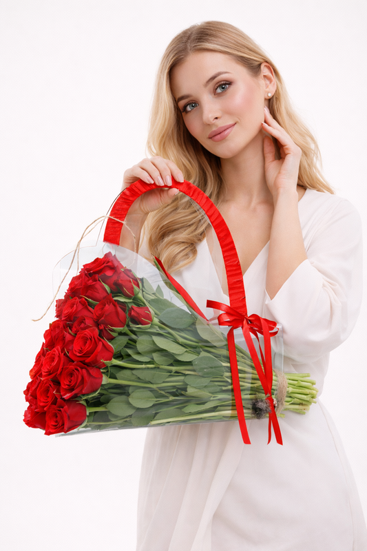RED ROSE LUXE GIFT BAG