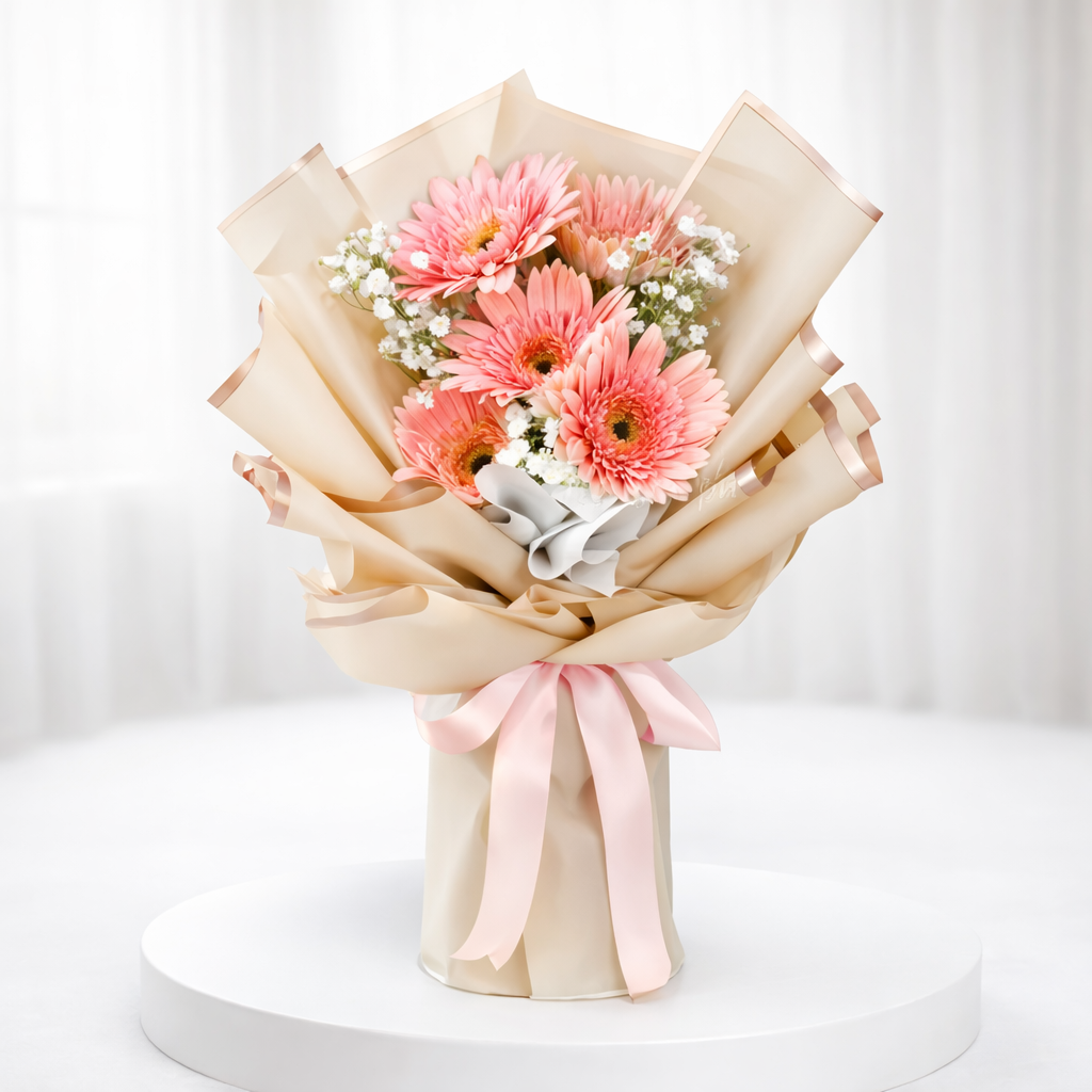 Bouquet of Pink Gerberas